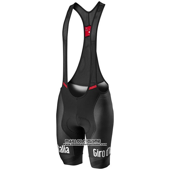 2020 Maillot Cyclisme Giro d'Italia Fonce Bleu Manches Courtes et Cuissard